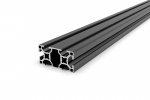 Aluminum profile 30x60 groove 8 B-type black